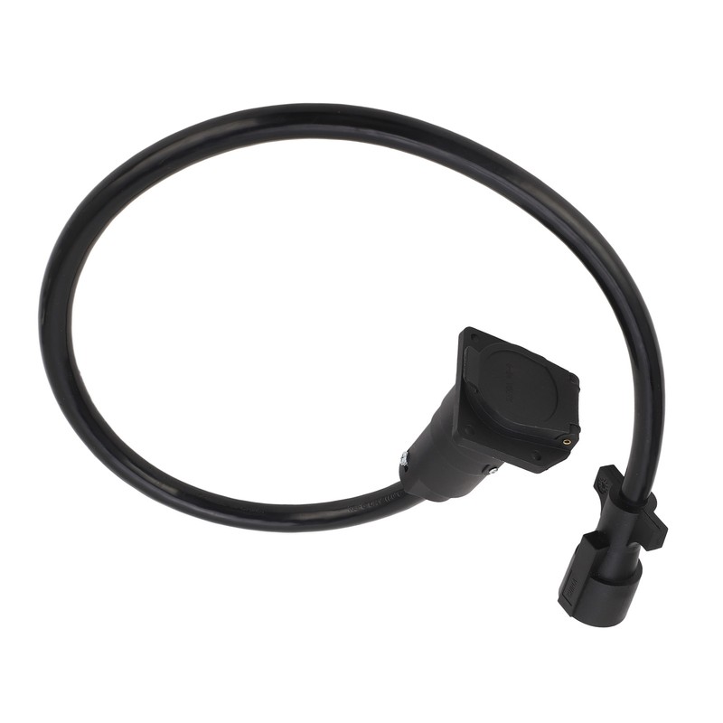 Trailer Extension Cord 7 Way 3ft Double Prong Male Plug