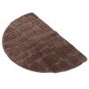 Half Round Shape Super Absorbs Non Slip Floor Mat for