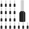 100Pcs Ferrules 1.5mm², Hanibos Insulated Bootlace Ferrule Wire Terminal Ferrules