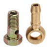 2 Set M12x1.25mm to 3/8in Turbo Water Banjo Bolt Good