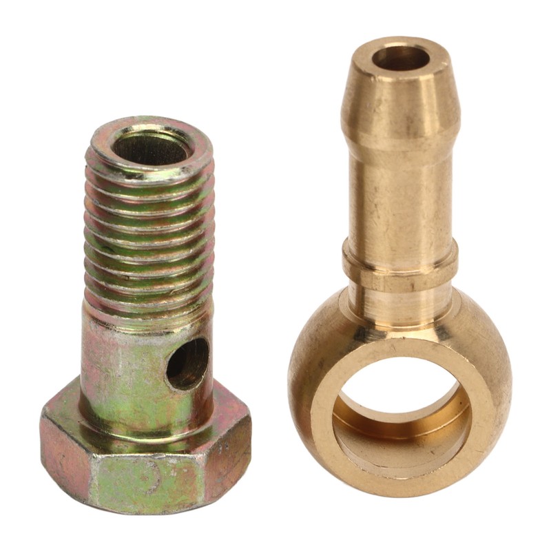 2 Set M12x1.25mm to 3/8in Turbo Water Banjo Bolt Good