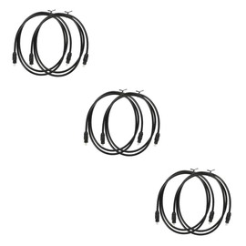 Gatuida 6pcs Optical Audio Cable Audio Cable for Sound Bar Tv High Grade Pmmc for Easy to Install Design Scratch Shock