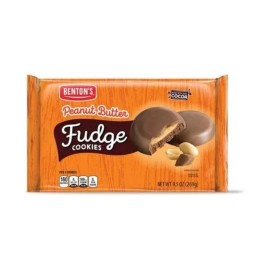 Benton's Peanut Butter Filled Fudge Cookies, 9.5 oz, ALDI's Girl Scouts