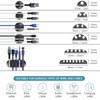 Pasow Cable Management Organizer Kit - 4 Wire Organizer Cable