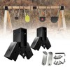 Demimy 2 Pack Heavy Duty 2x4 Target Stand Brackets, A-Frame