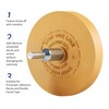 Shawya Decal Remover Eraser Wheel Rubber Eraser Wheel Adhesive Remover