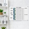 Lockways in and Out Magnetic Dry Erase Board, Employee in/Out