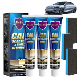 3 Stück Autopolitur Kratzer Entfernen 15 Ml, Car Scratch Repair Paste Auto-Kratzer-Reparaturpaste, Selbstkratzende Reparaturpaste Für Lackkratzer,Wirbel,Markierungen,Kratzer,SchöNheitsfehler