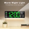 JALL 16" Large Digital Wall Mount Clock, Count Down Timer,