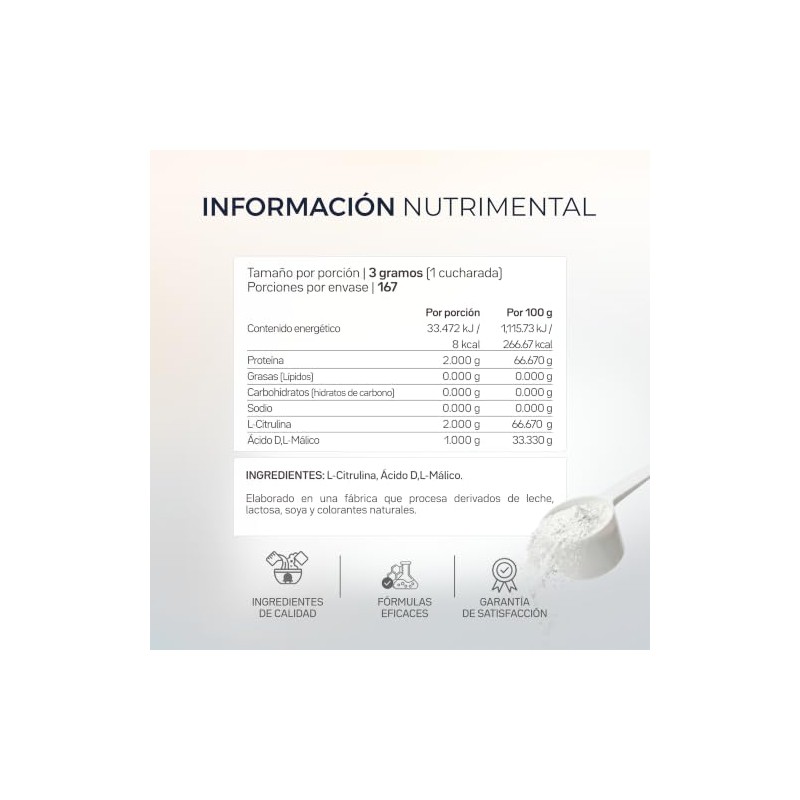 Primetech Nutrition Citrulina Malato Polvo Citru2 500
