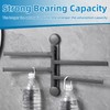 4-Arm Swivel Towel Rack, Zynuhmo 4 Tiers Adjustable Suction Cup