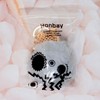 HONBAY Faux Rabbit Fur Fluffy Keychain Fashion Fox Head Alloy