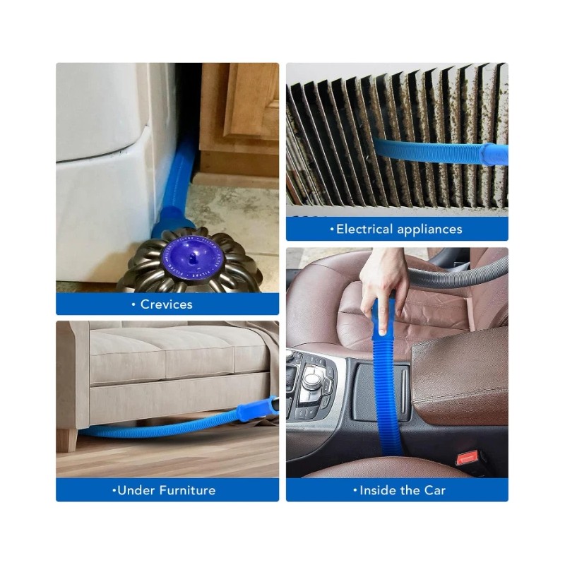 Unbranded Dryer Vent Cleaning Kit - Vacuum Hose Attachment for