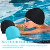 2 Pieces Elastic Swim Caps Comfortable Fabric Swimming Hat Lightweight
