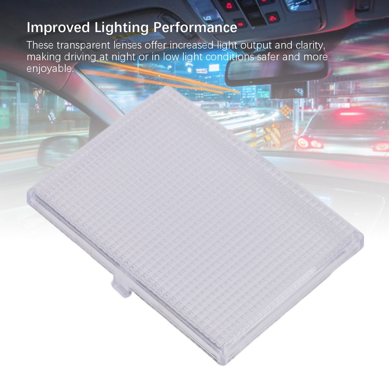 Dome Light Lens Snap On Transparent Plastic Roof Dome Light