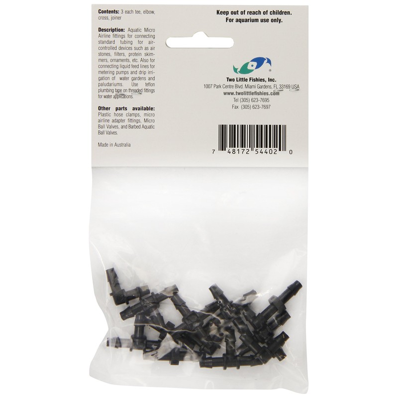 Two Little Fishies Airline Kit with 12-Piece Standard Tubing for