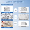 GWMWON 3 Piezas De Cosmetiqueras Estampadas Exclusivas Para Maquillaje