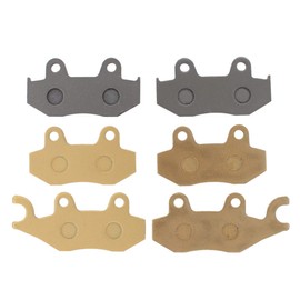 MOTOKU Front & Rear Brake Pads for YFZ450 YFZ450R YFZ450X Raptor 700 700R