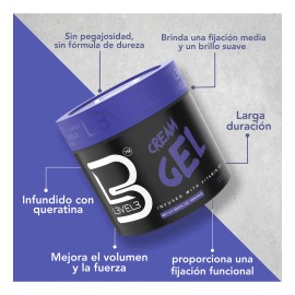 Crema En Gel Para Peinar Level 3 Fijación Y Volumen 1000 Ml