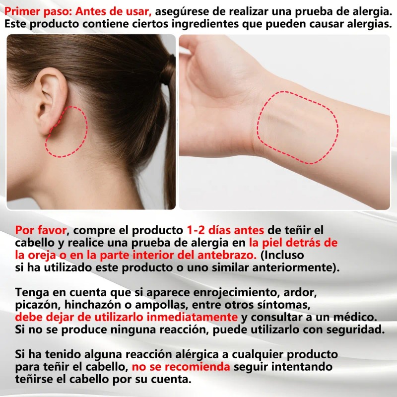 Shampoo Con Tinte Para Cubre Canas Extracto Ginseng Jengibre