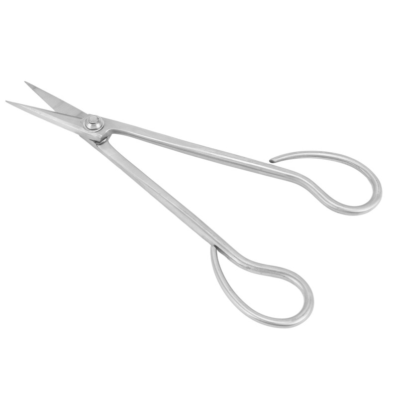 Bonsai Scissors Stainless Steel Leaf Sprout Shears with Long Handle