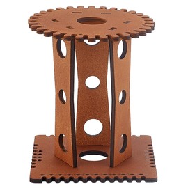 FINGERINSPIRE Wooden Kumihimo Braiding Discs Set 32 Slot Kumihimo Set Desktop Kumihimo Bracelet Knitting Disc DIY Hand Rope Braiding Disc Peruvian Wooden Bead Cord Disc Tool for Bracelets