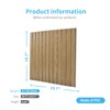 Art3d Slat Wall Panel, 3D Fluted Textured Panel 12-Tile 19.7