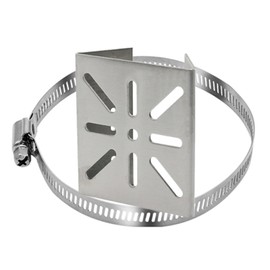 Eruceky Mast Mount Camera, Universal Vertical Pole Mount, Mast Mount Camera Pole Holder, Suitable for Security Cameras, Has 3 Adjustable Rings