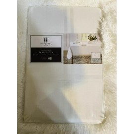Wamsutta Spill-Proof 52-Inch x  52” Tablecloth White