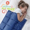 Kidaddle 5lb Weighted Blanket for Kids (Blue), Plush Minky Weighted
