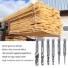 7Pcs/Set Spiral Combination Tap High Speed Steel 1/4in Hex Shank