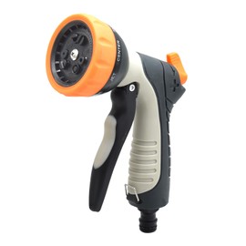 SSKHE Gartenhandbrause mit 9 Funktionen Spritzdüse und einstellbarem Wasserdurchfluss - Hochdrucksprühpistole für Bewässerung, Autowäsche, Haustierdusche und Bürgersteigreinigung