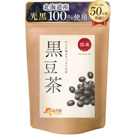 Hot Farm Black Bean Tea Made in Japan, 0.2 oz (5 g) x 40 Packets, Tea Bags, Caffeinated