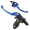 BAISUYA Motorbike Brake Clutch Lever Aluminum Alloy 7/8'' 22mm Folding