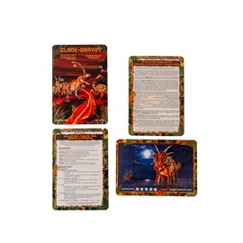 Clade-Gravim Dinosaur Trading Card Starter Kit - Educational Dinosaur Cards - Dino Collectors Card Starter Kit Album - The Beginning of Dino Collector Cards - (Version 2)
