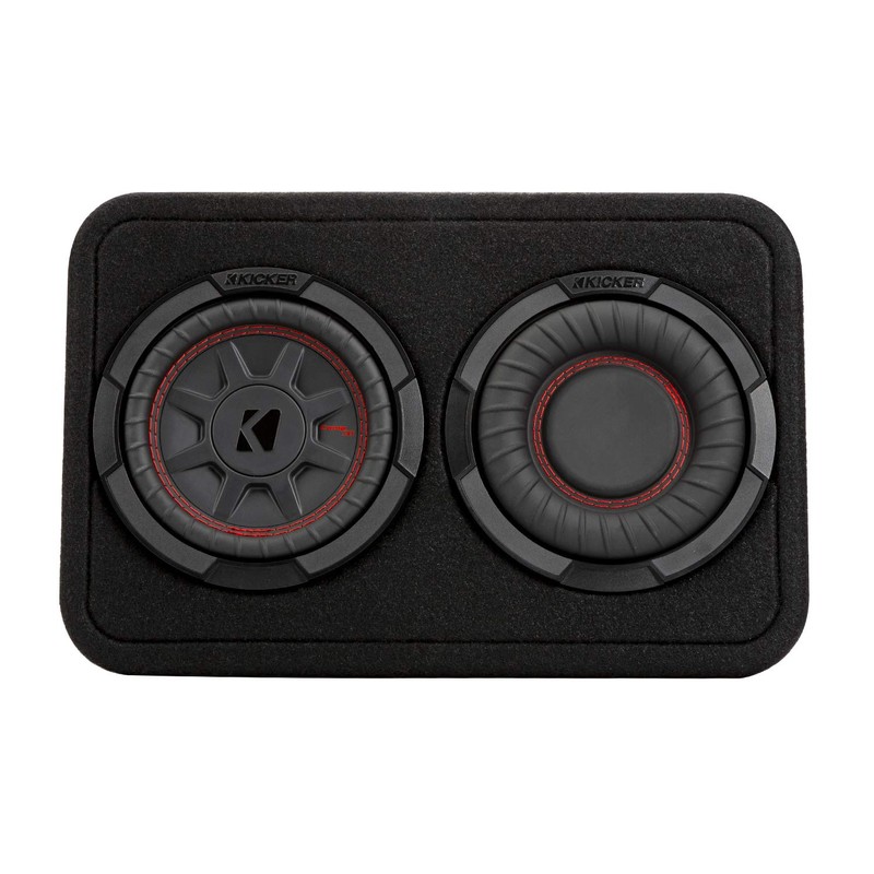 KICKER CompRT 6.75"(165mm) subwoofer in Thin Profile encl, 2ohm, RoHS