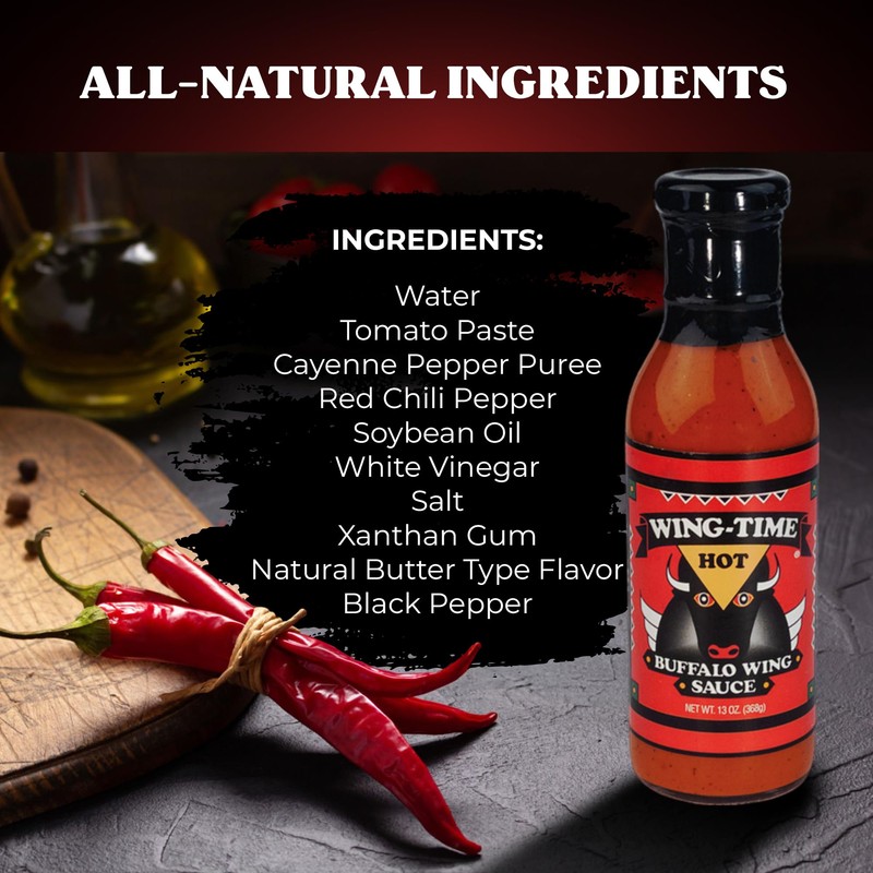 Wing Time Traditional Buffalo Wing Sauce - 13 Fl Oz