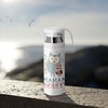 Stainless Steel Thermos Flask with Integrated Cup - Mum Owl