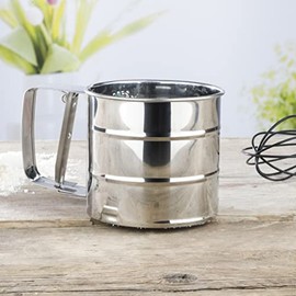 Haushalt International Mehlsieb Edelstahl