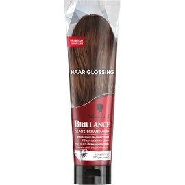 Brillance Shine treatment, hair glossing light brown (3 x 150 ml), nourishes and intensifies hair colour, can be used like a hair mask, lasts up to 6 hair washes