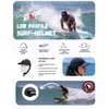 Surf Skull Baseball Style Surf-Helmet, Low Profile Black
