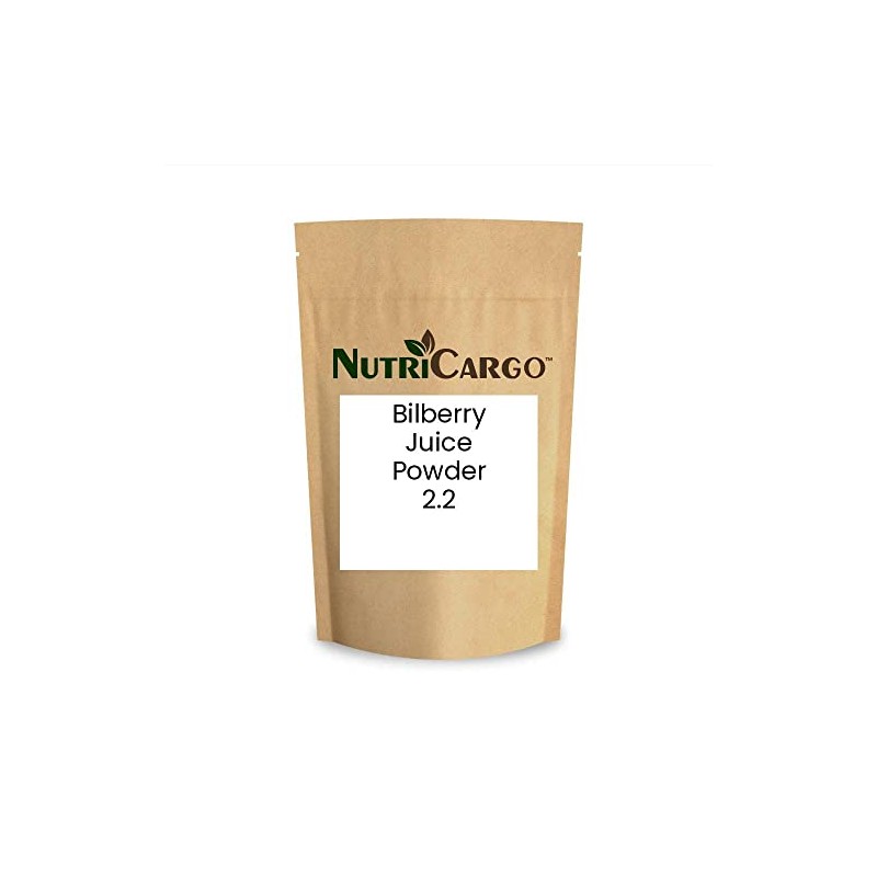 NutriCargo Bilberry Juice Powder 2.2 LBS (1000 G)