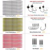 Wacky Worm Fishing Lure Kit, Bass Fishing Wacky Rig Kit,