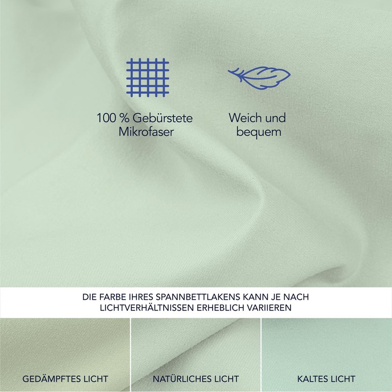 Dreamzie Fitted Sheet 200 x 200 cm - 100% Microfraser