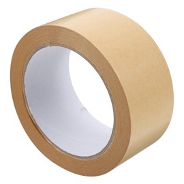 VILLCASE Cintas De Sellado Kraft Desgarrable, 45mm x 25 Papel De Embalaje Para Mudanzas Cintas De Envío Cintas En Movimiento Dispensador De Cintas De Embalaje Cintas Adhesiva De Papel Kraft
