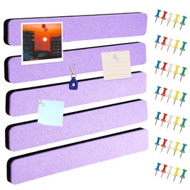 Bulletin Board Cork Board Cork Boards for Walls Cork Board for Office Pin Board Bulletin Boards for Walls (Light Purple)
