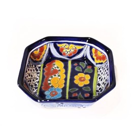 Talavera Octagonal Platter - 6.75" x 6.75"