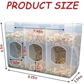 Alimentador automático de palomas para pájaros, alimentador de plástico, dispensador de agua para jaula, comedero de loros colgante, accesorios de jaula para periquitos de codorniz, aves y pollo