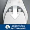 CHURCH Toilet Seat, Easy Clean Hinges Release for Deep Cleans,