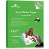 MECOLOUR Clear Sticker Paper Printable Vinyl for Inkjet Printer-100 Sheets